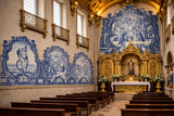 Painel de Azulejos Portugueses Figurativo em Azul e Branco — Inspiração Barroca Sec. XX - Jesus Amoretti