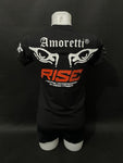 T-shirt das Atletas femininas Amoretti Rise Preta - Jesus Amoretti