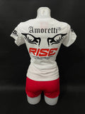 T-shirt das Atletas femininas Amoretti Rise Branca - Jesus Amoretti