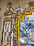Painel Monumental de Azulejos Portugueses — Via Sacra XI, Cena Sacra em Azul e Branco - Jesus Amoretti