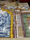 Painel Monumental de Azulejos Portugueses — Via Sacra XI, Cena Sacra em Azul e Branco - Jesus Amoretti
