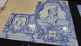 Painel de Azulejos Portugueses Figurativo — Arcanjo Barroco, Século XX - Jesus Amoretti