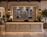 Painel de Azulejo - Tradicional Português - Azularte - Jesus Amoretti - Design - 1980-1990 - Patchwork Sec. XX