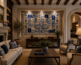 Painel de Azulejo - Tradicional Português - Azularte - Jesus Amoretti - Design - 1980-1990 - Patchwork Sec. XX