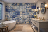 Painel Patchwork Amoretti x Azularte Sec.XX | Hotel - Jesus Amoretti