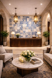 Painel Patchwork Amoretti x Azularte Sec.XX | Hotel - Jesus Amoretti