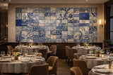 Painel Patchwork Amoretti x Azularte Sec.XX | Hotel - Jesus Amoretti