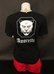 T-shirt Preta Amoretti Back Logo Letters - Jesus Amoretti