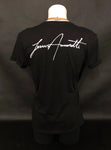 T-shirt Preta Amoretti Back Signature - Jesus Amoretti