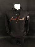Sweatshirt Preta Jesus Amoretti Signature Laranja - Jesus Amoretti