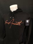 Sweatshirt Preta Jesus Amoretti Signature Laranja - Jesus Amoretti