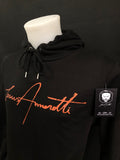 Sweatshirt Preta Jesus Amoretti Signature Laranja - Jesus Amoretti