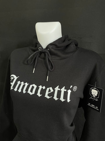 Sweatshirt Preta Amoretti Rapariga - Jesus Amoretti